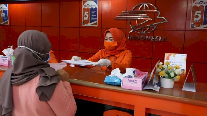 BST Mulai Dibayarkan, Seluruh Petugas Pos Indonesia Sudah Jalani Vaksinasi